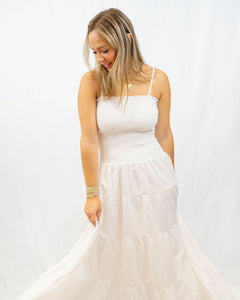 Peixoto Clementine Maxi Dress | White Lotus