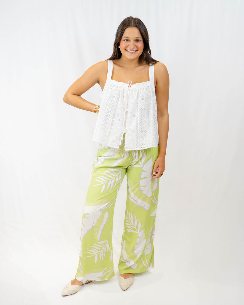Karlie Palm Leaf Pants