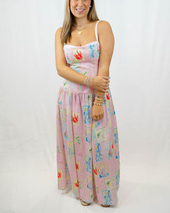 Show Me Your MUMU Hepburn Midi Dress | Summer Soleil Linen