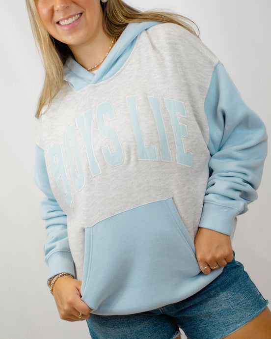 Boys Lie Violets Are Blue Racer Hoodie