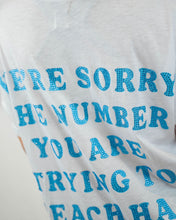 Load image into Gallery viewer, Boys Lie Blue 1-800 Boyfriend Tee