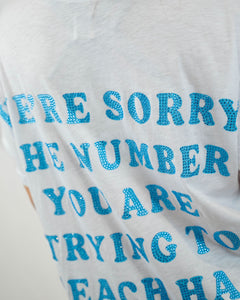 Boys Lie Blue 1-800 Boyfriend Tee