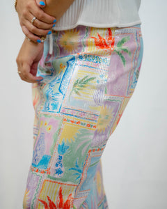 Show Me Your MUMU Sunlight Midi Skirt | Summer Soleil Sequins