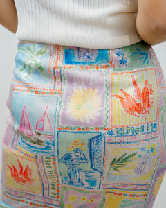 Show Me Your MUMU Sunlight Midi Skirt | Summer Soleil Sequins