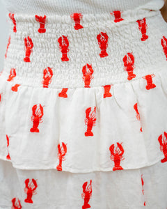 Show Me Your MUMU Ellie Skort | Lobster Embroidery