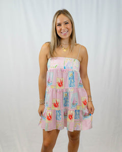 Show Me Your MUMU OOO Mini Dress | Summer Soleil Linen