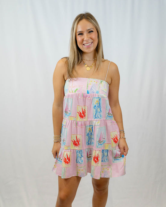Show Me Your MUMU OOO Mini Dress | Summer Soleil Linen