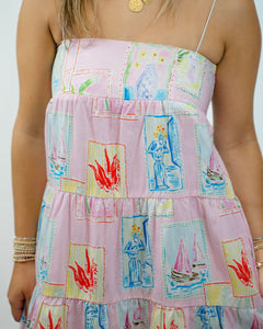 Show Me Your MUMU OOO Mini Dress | Summer Soleil Linen