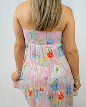 Load image into Gallery viewer, Show Me Your MUMU OOO Mini Dress | Summer Soleil Linen