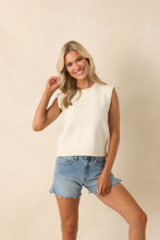Load image into Gallery viewer, Prosperina Lila Sweater Tank | Ivory