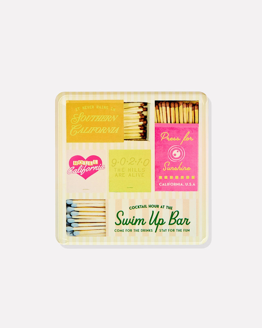 Tart by Taylor California Matchbook Coaster