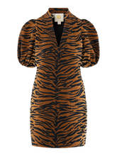 Load image into Gallery viewer, Emily McCarthy Hampton Mini Dress | Tiger Jacquard