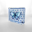 Load image into Gallery viewer, Lauren Dunn Blue Butterfly On Floral Block | Small