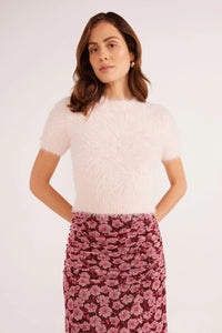 Mink Pink Dakota Mesh Midi Skirt