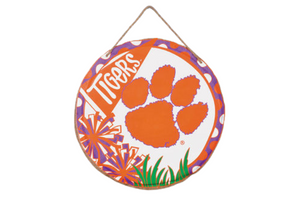 Clemson Burlap Hanger