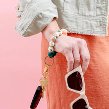 Load image into Gallery viewer, Always in Bloom Hands-Free Keychain Wristlet