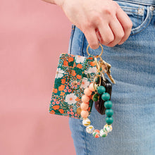 Load image into Gallery viewer, Always in Bloom Hands-Free Keychain Wristlet