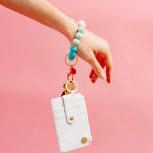 Load image into Gallery viewer, Beach Days Hands-Free Keychain Wristlet