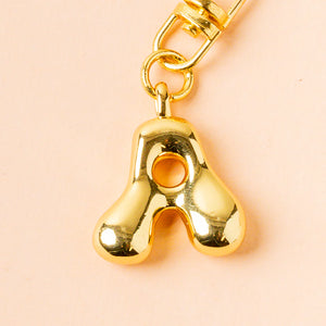 Bubble Letter Keychain Bag Charm
