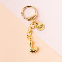 Load image into Gallery viewer, Bubble Letter Keychain Bag Charm