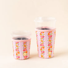 Load image into Gallery viewer, Sip Savvy Drink Sleeve - Petal Parade Pink