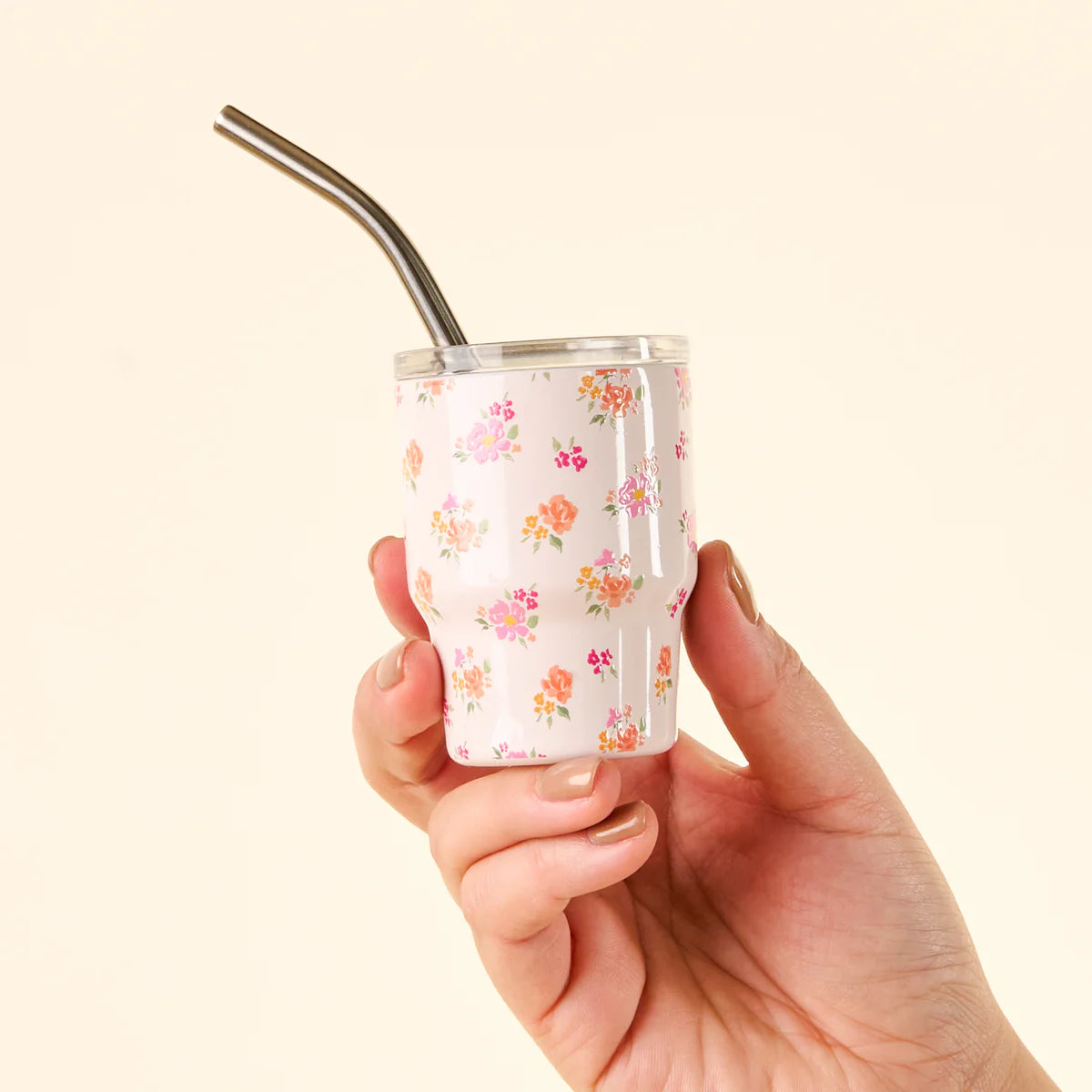 Tiny Tumbler - Dainty Floral Pink
