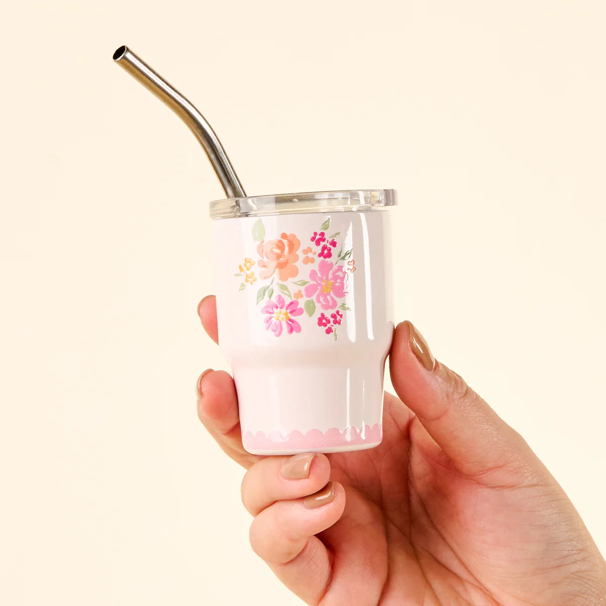 Tiny Tumbler - Garden Blooms Pink