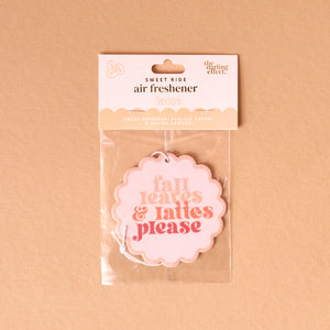 Sweet Ride Car Air Freshener - Fall Leaves & Lattes