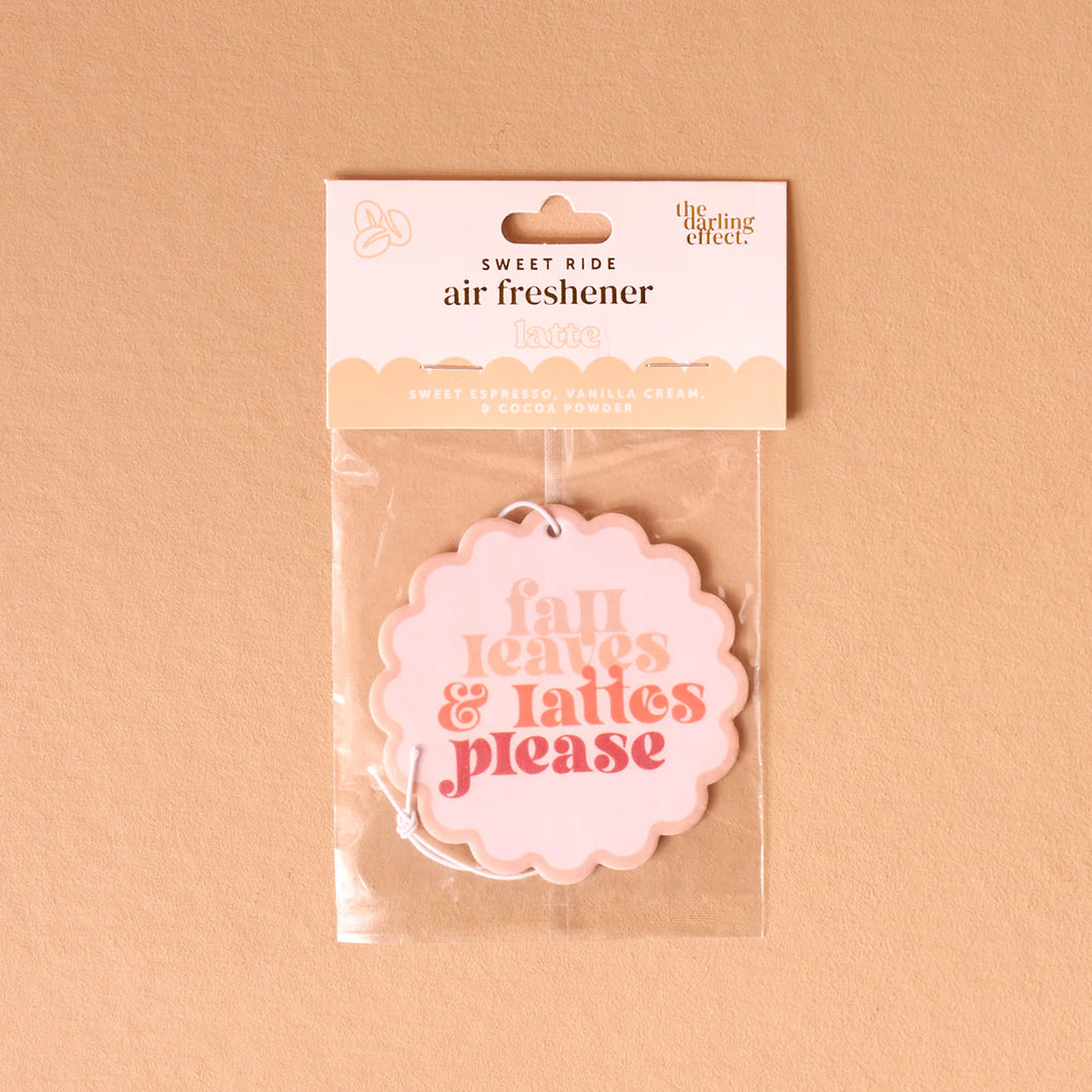 Sweet Ride Car Air Freshener - Fall Leaves & Lattes