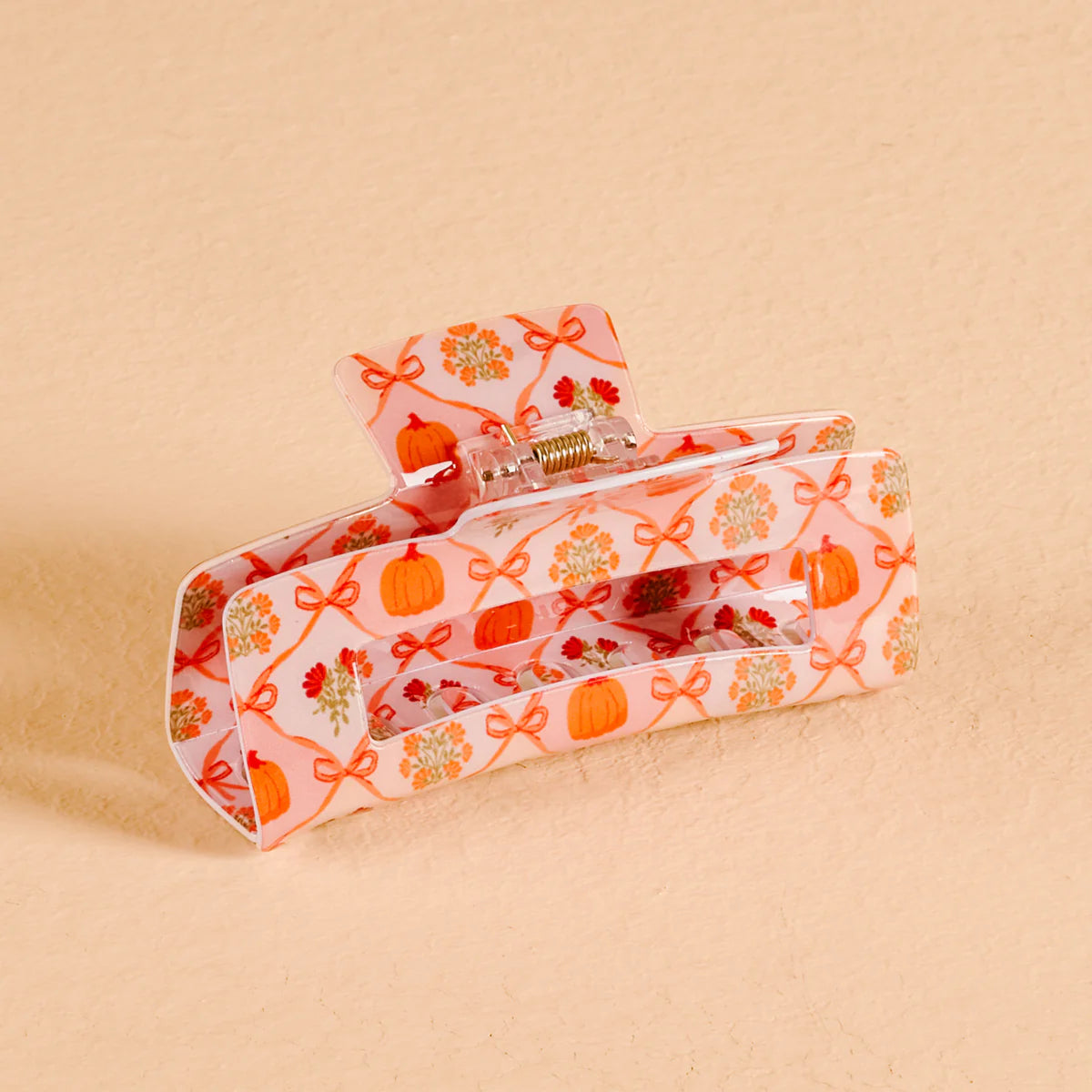 Claw Clip - Patchwork Pumpkins
