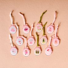 Load image into Gallery viewer, Coquette Christmas Ornament Advent Calendar &amp; Mini Tree