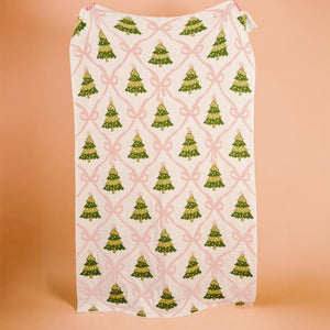 Twinkling Trees Cozy Dreams Luxe Blanket