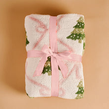 Load image into Gallery viewer, Twinkling Trees Cozy Dreams Luxe Blanket