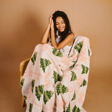 Load image into Gallery viewer, Twinkling Trees Cozy Dreams Luxe Blanket