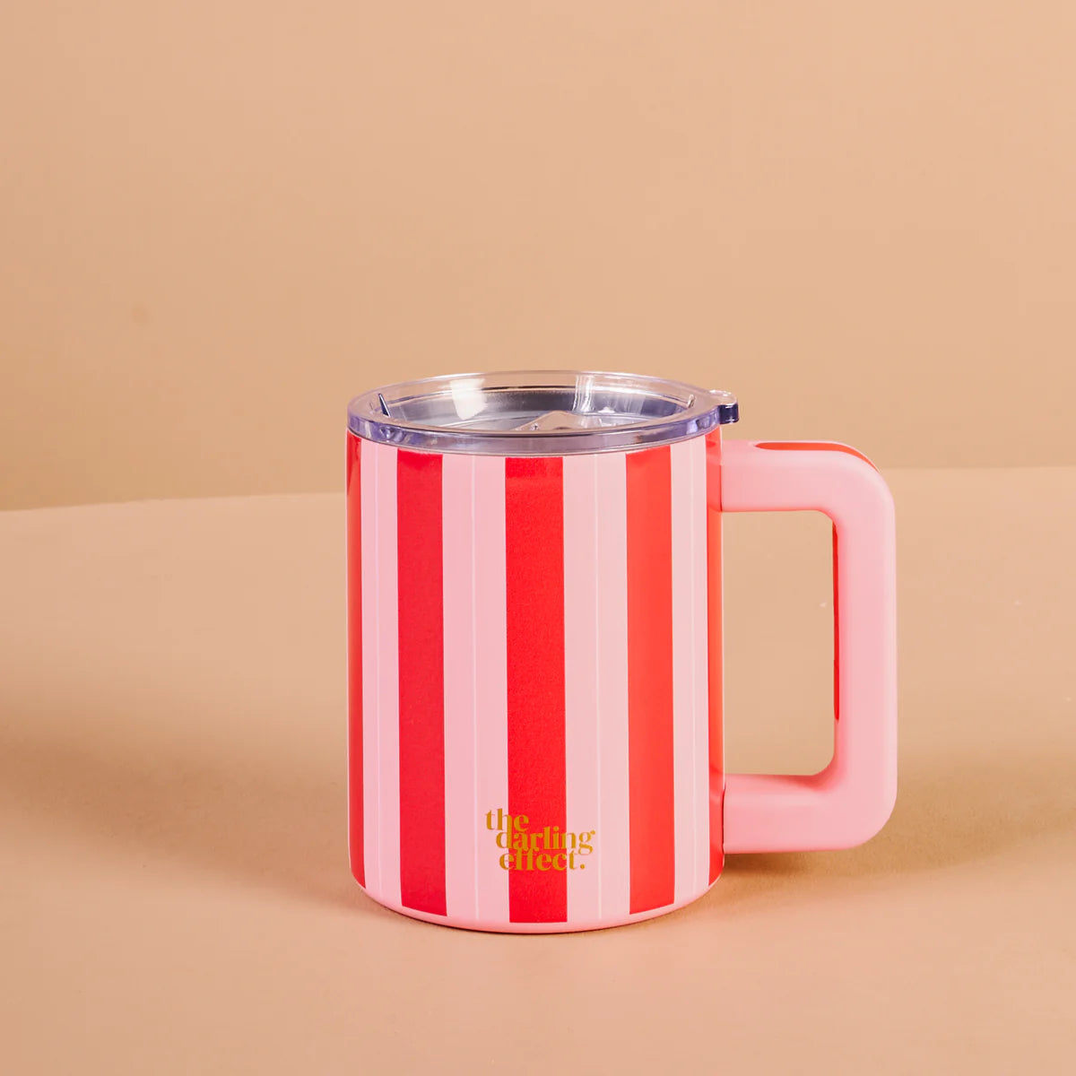 Peppermint Stripes 14 Oz. Insulated Mug