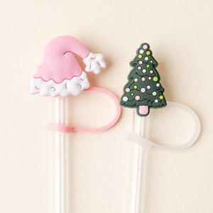 Santa Baby Straw Topper Set