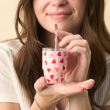 Load image into Gallery viewer, Tiny Tumbler- Charming Gingham Hearts