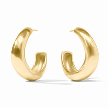 Load image into Gallery viewer, Julie Vos Gold Wave Hoop | Large