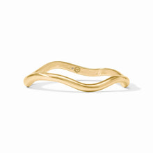 Load image into Gallery viewer, Julie Vos Gold Wave Bangle | Medium