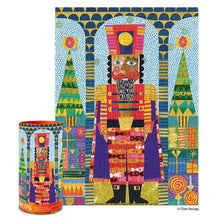 Load image into Gallery viewer, Festive Nutcracker Gold Foil 1000 Piece Puzzle