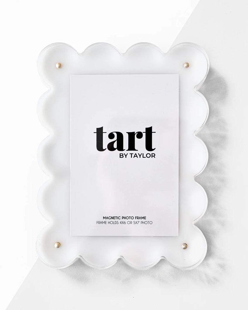 Tart by Taylor White Acrylic Picture Frame