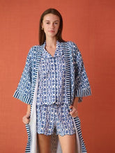 Load image into Gallery viewer, Brooks Avenue Bathrobe  | Navy Chintz