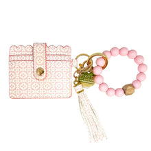 Load image into Gallery viewer, Laura Park Porto Tiles Keychain Wristlet Wallet