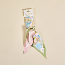 Load image into Gallery viewer, Twirl &amp; Tie Scarf | Poppin' Petals Aqua