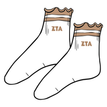 Load image into Gallery viewer, Sorority Lettuce Edge Socks