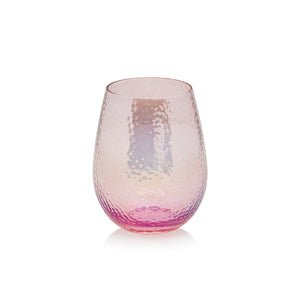 Aperitivo Stemless All-Purpose Glass | Luster Pink