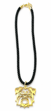 Load image into Gallery viewer, Game Day Cord Necklace | Tiger on Orange
