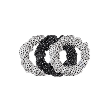 Load image into Gallery viewer, Teleties Polka Dot Party Large Silk Scrunchie