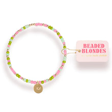 Load image into Gallery viewer, Beaded Blondes Sorority Sprinkle Charm Bracelet