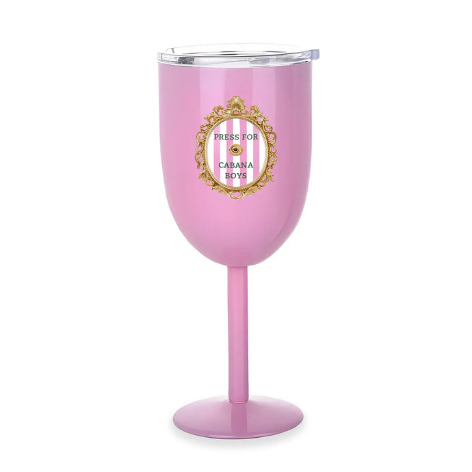 Pink Wine Goblet | Press For Cabana